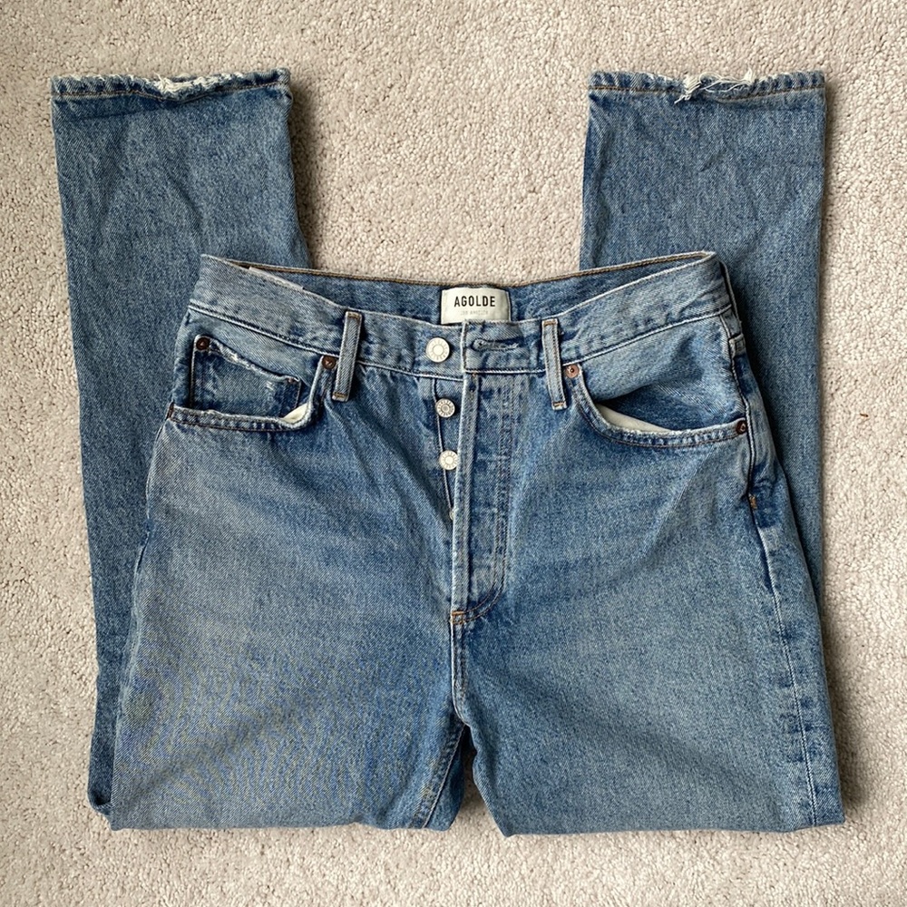 Agolde Blue Ankle & Cropped Jeans